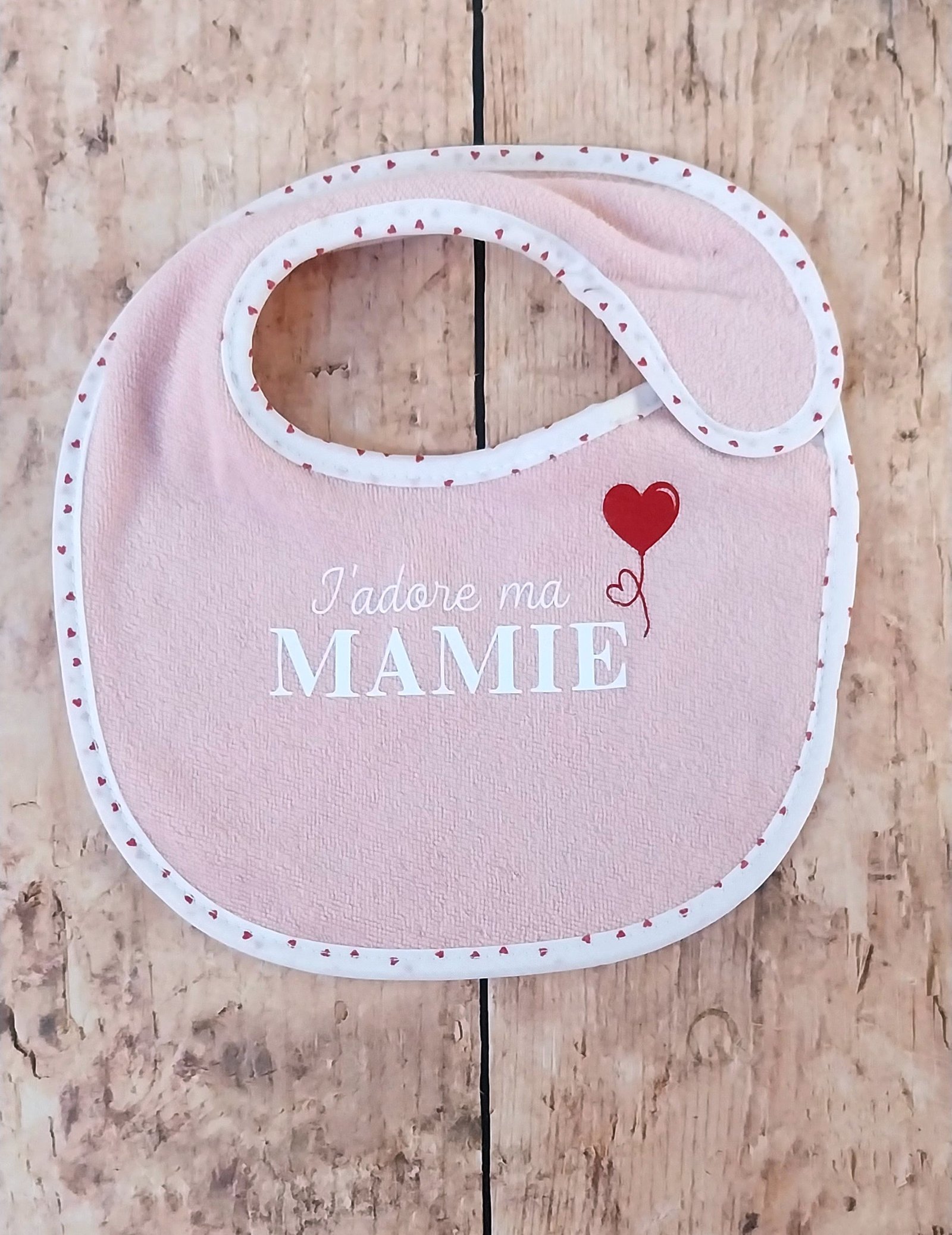 Bavoir "J'adore ma mamie" – Image 2
