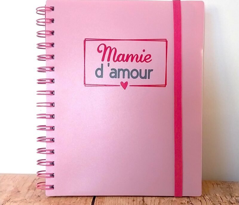 Carnet à spirales "Mamie d'AMOUR"