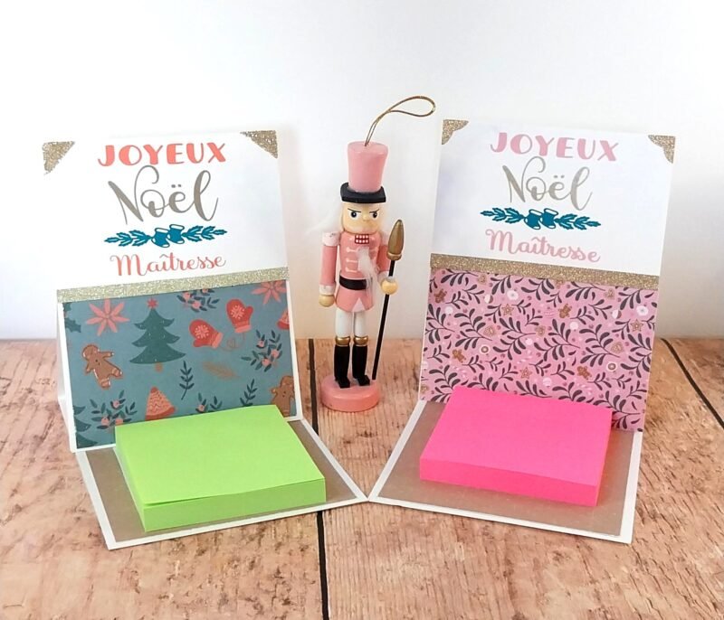 Bloc notes "Joyeux Noël maîtresse"